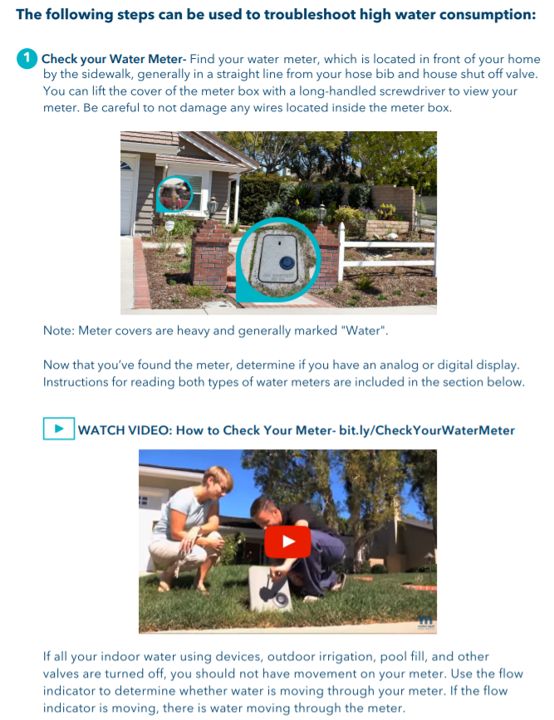 Steps to Troubleshoot High Water Consumption